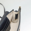 Chloe Fay Shoulder Bag Leather Suede Navy Gold Auth SW999-19