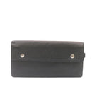 LOUIS VUITTON Taiga Portefeuille Acordion Long Wallet Ardoise M30992 Auth sy185-13