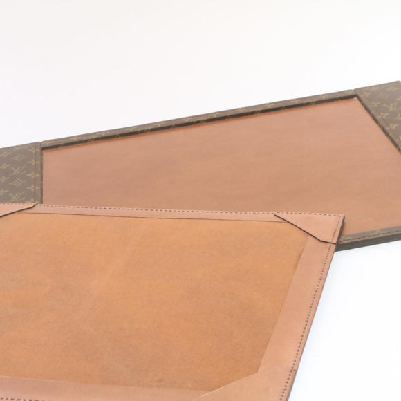 LOUIS VUITTON Monogram Blotting Pad Vintage LV Auth sy186V