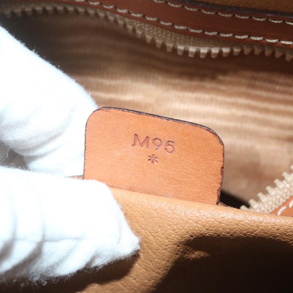 CELINE Macadam Canvas Tote Bag PVC Leather 2way Brown Auth tb1019
