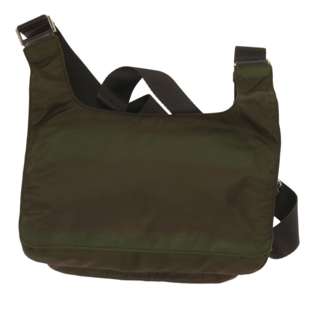 PRADA Shoulder Bag Nylon Khaki Auth tb1041 - 0