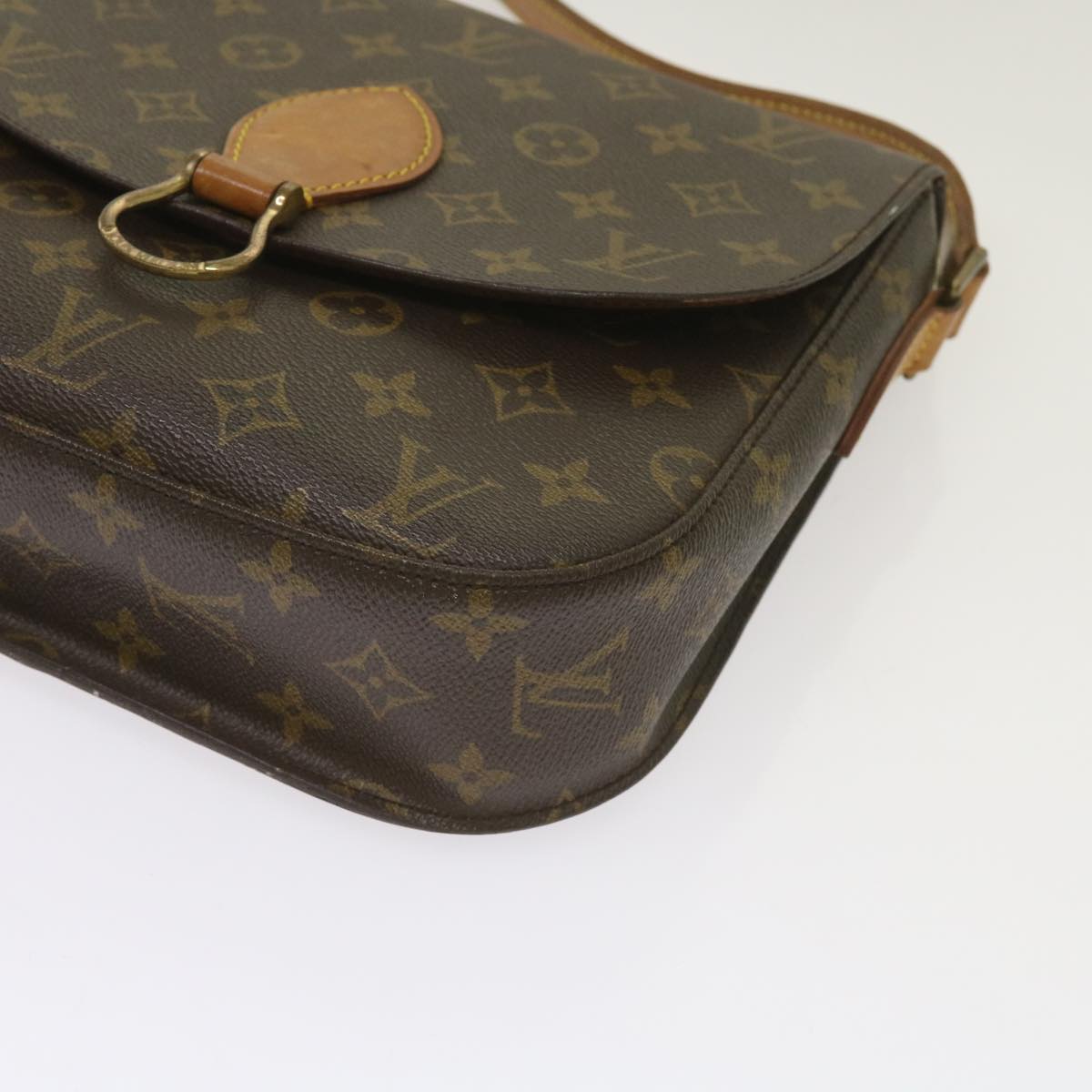 LOUIS VUITTON Monogram Saint Cloud GM Shoulder Bag M51242 LV Auth tb1043