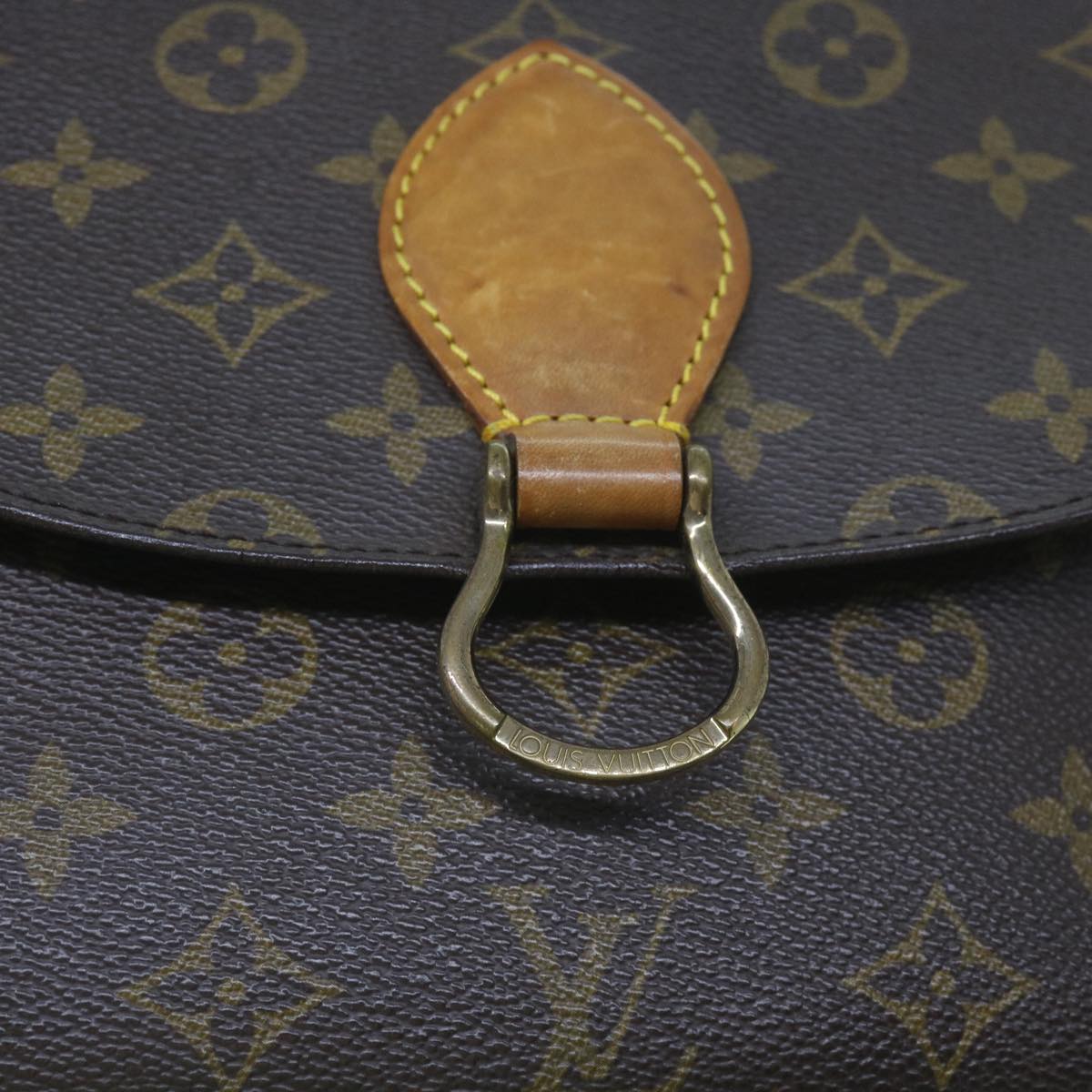 LOUIS VUITTON Monogram Saint Cloud GM Shoulder Bag M51242 LV Auth tb1043