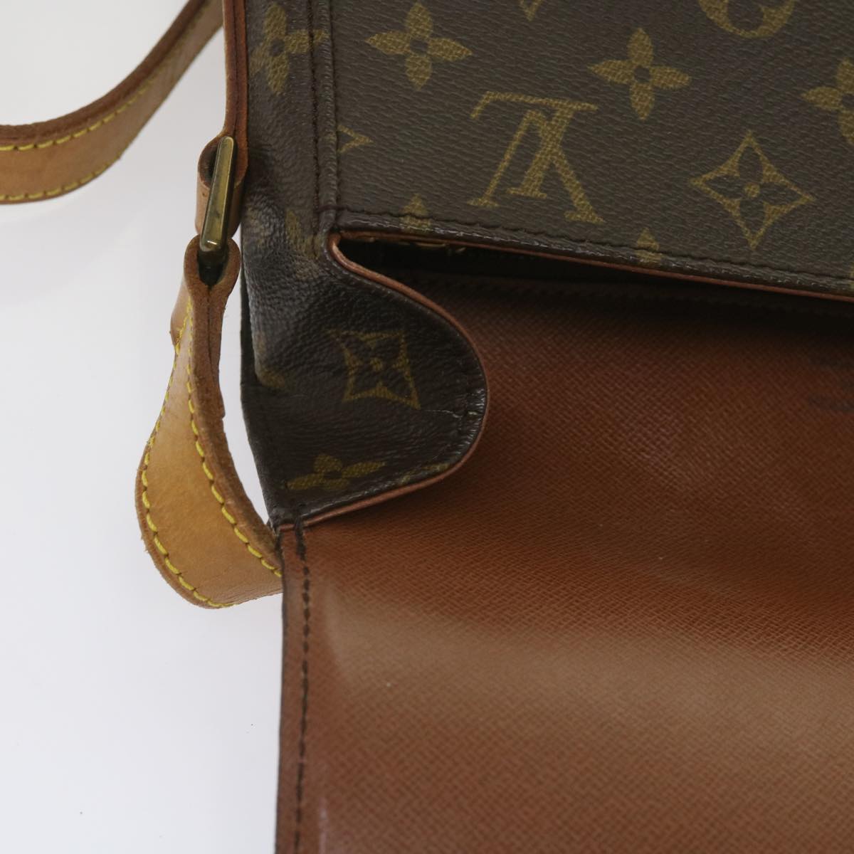 LOUIS VUITTON Monogram Saint Cloud GM Shoulder Bag M51242 LV Auth tb1043