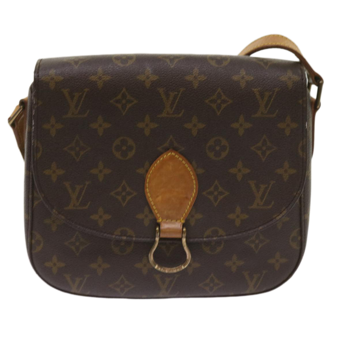 LOUIS VUITTON Monogram Saint Cloud GM Shoulder Bag M51242 LV Auth tb1043