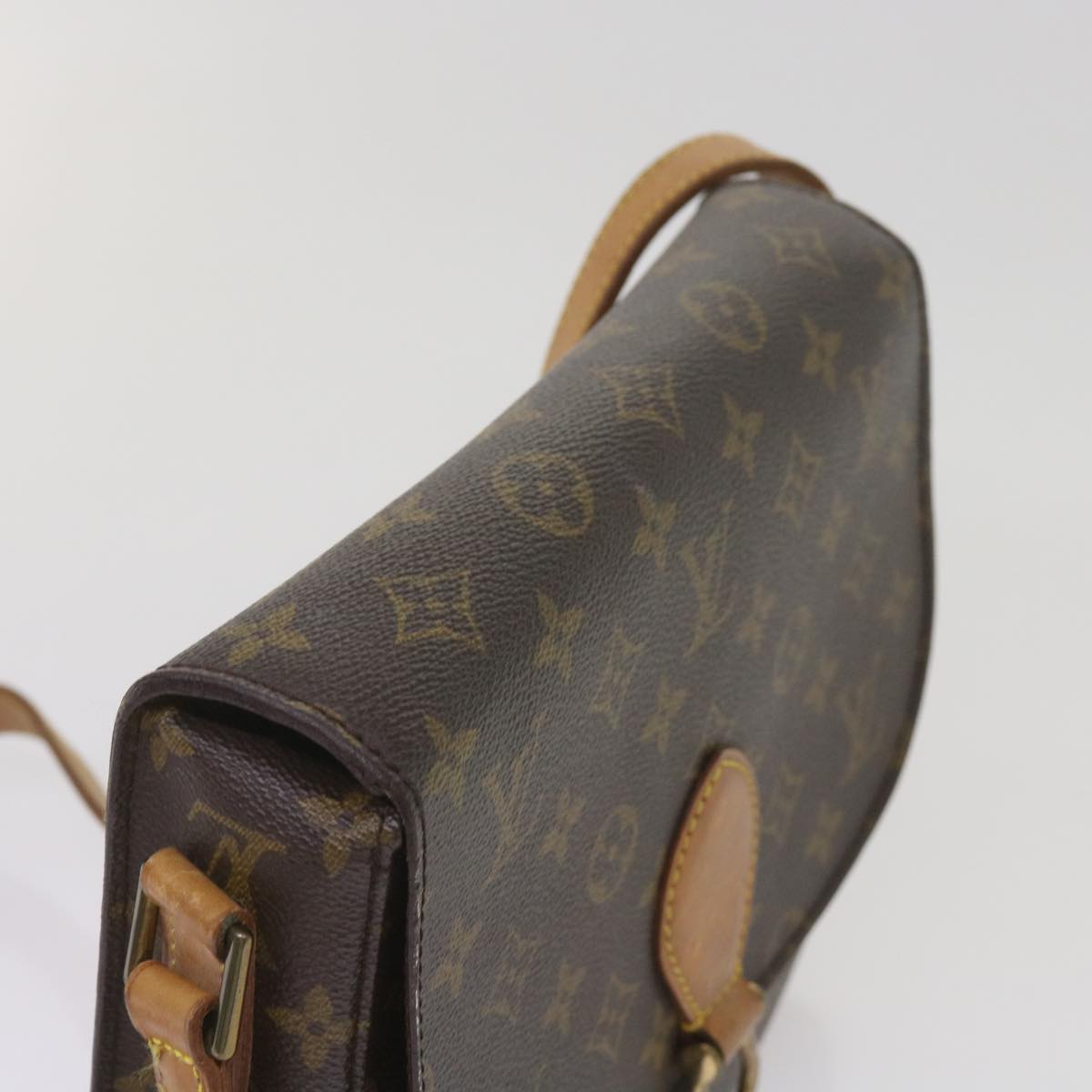 LOUIS VUITTON Monogram Saint Cloud GM Shoulder Bag M51242 LV Auth tb1043