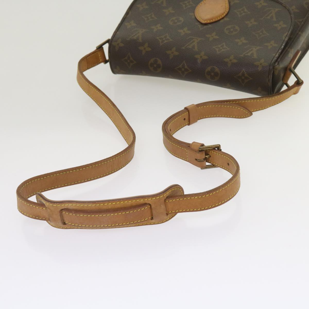 LOUIS VUITTON Monogram Saint Cloud GM Shoulder Bag M51242 LV Auth tb1043