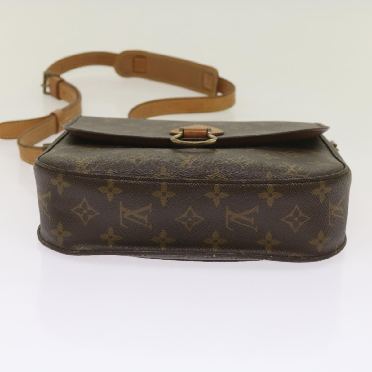 LOUIS VUITTON Monogram Saint Cloud GM Shoulder Bag M51242 LV Auth tb1043