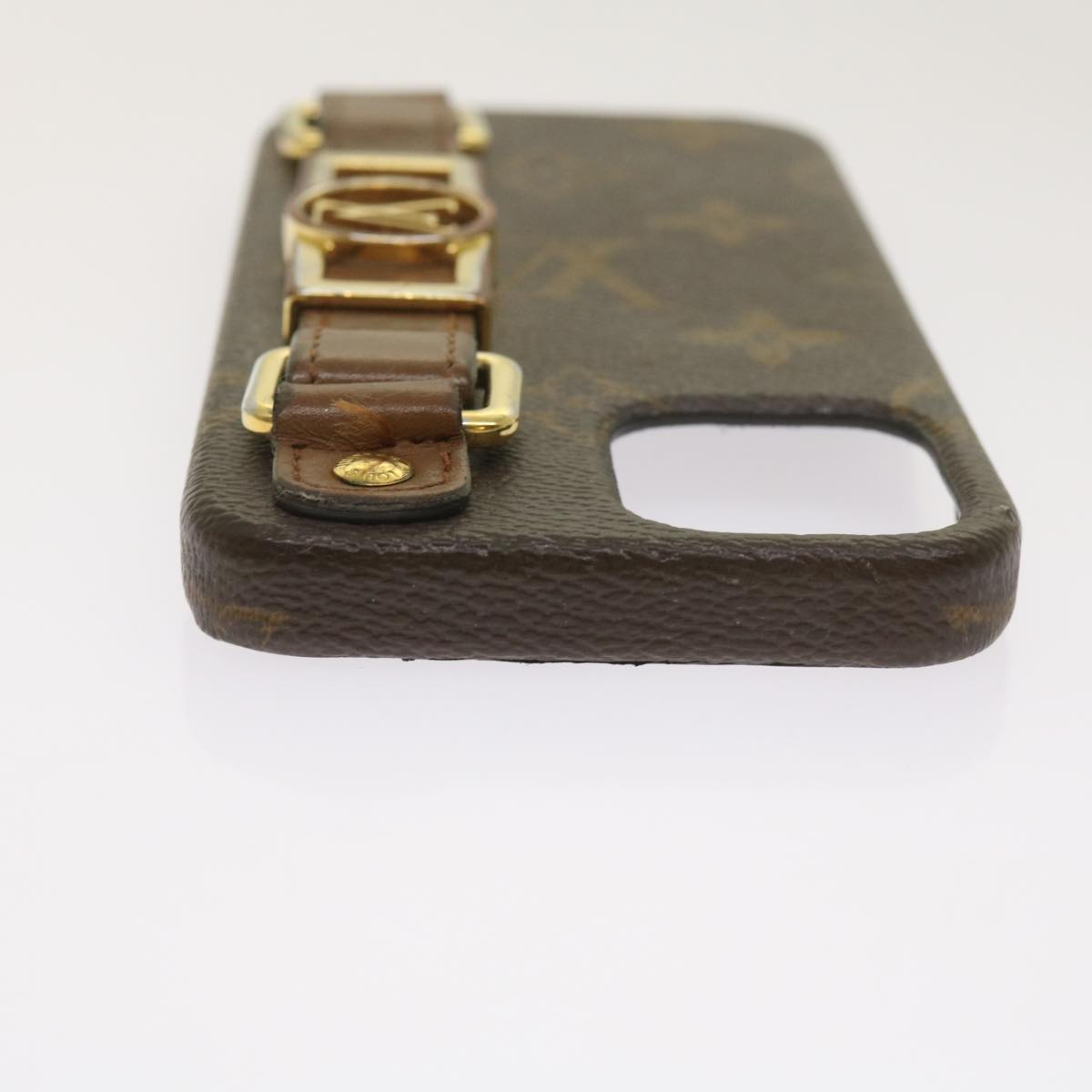 LOUIS VUITTON Monogram iPhone12 12PRO Bumper Dauphine Case M69782 LV Auth tb1061