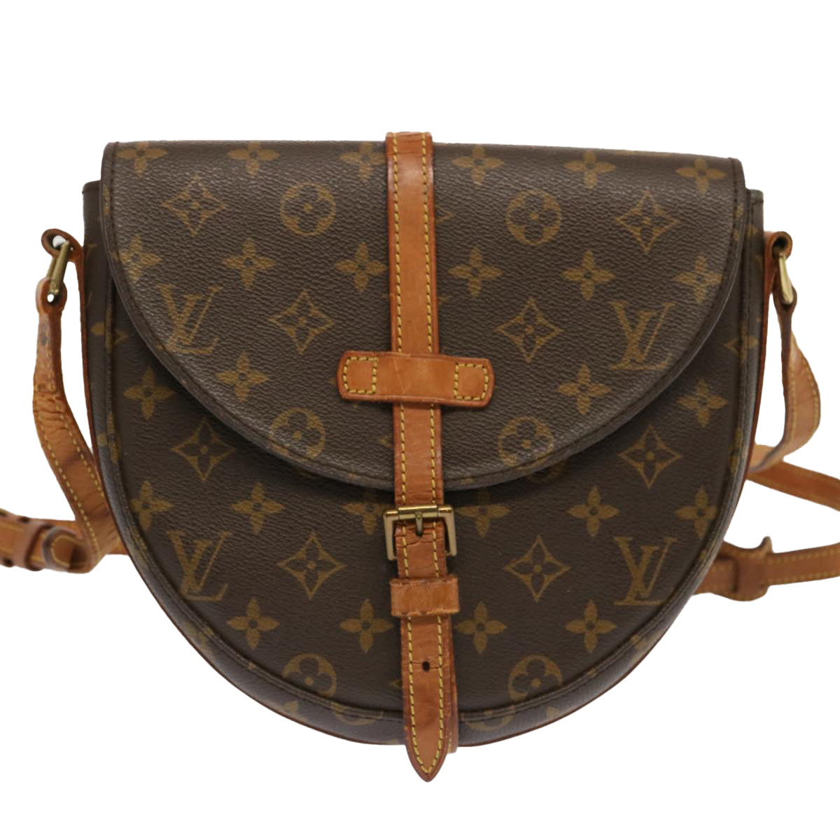 LOUIS VUITTON Monogram Chantilly MM Shoulder Bag M51233 LV Auth tb1075