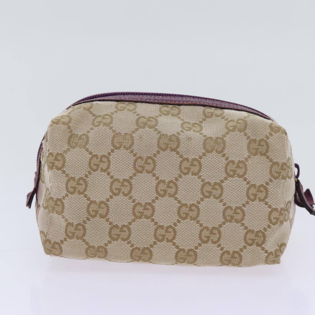 LOUIS VUITTON Gucci Bottega Monogram Wallet Leather 3Set Beige LV Auth tb1078