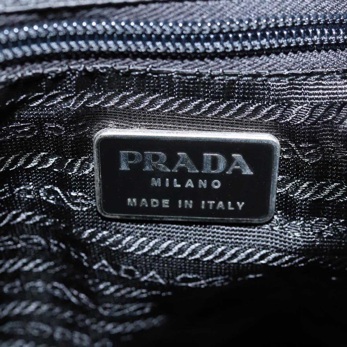 PRADA Backpack Nylon Khaki Auth tb1085