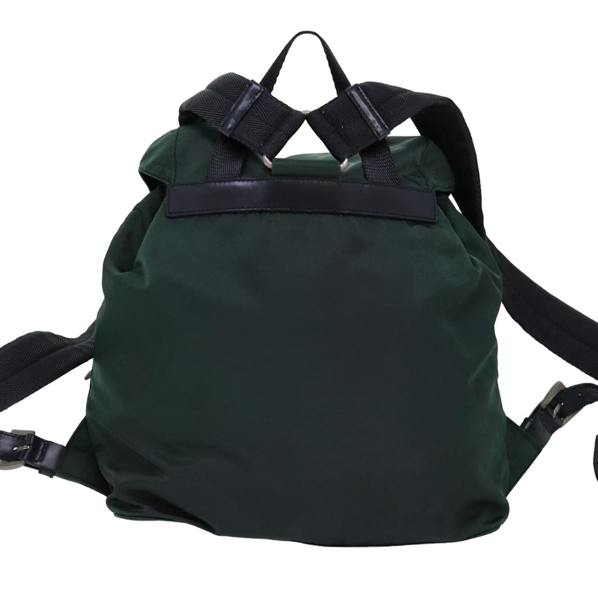 PRADA Backpack Nylon Khaki Auth tb1085