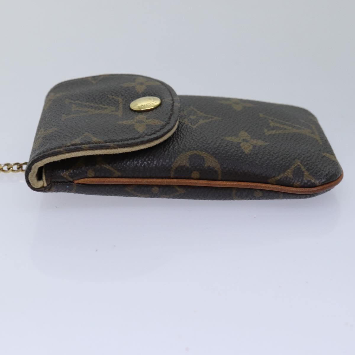 LOUIS VUITTON Monogram Etui Telephonne MM Cell Phone Case M66546 LV Auth tb1098