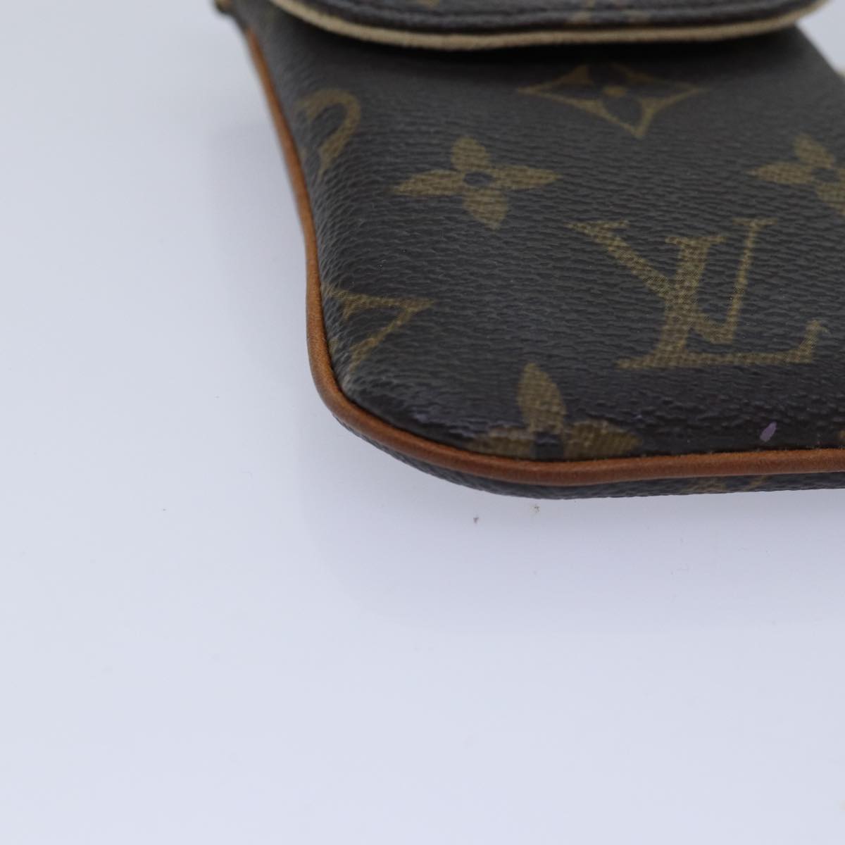 LOUIS VUITTON Monogram Etui Telephonne MM Cell Phone Case M66546 LV Auth tb1098