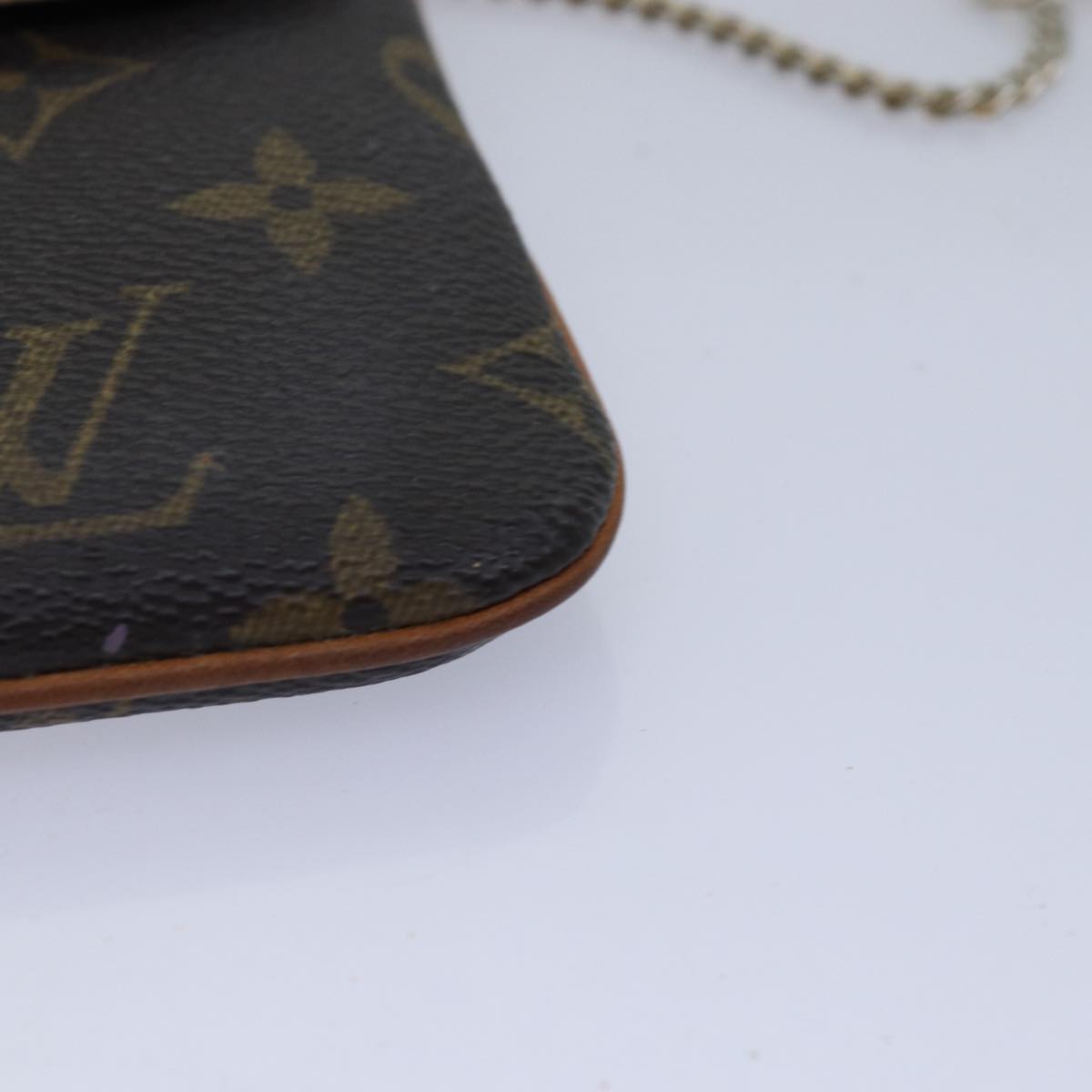 LOUIS VUITTON Monogram Etui Telephonne MM Cell Phone Case M66546 LV Auth tb1098