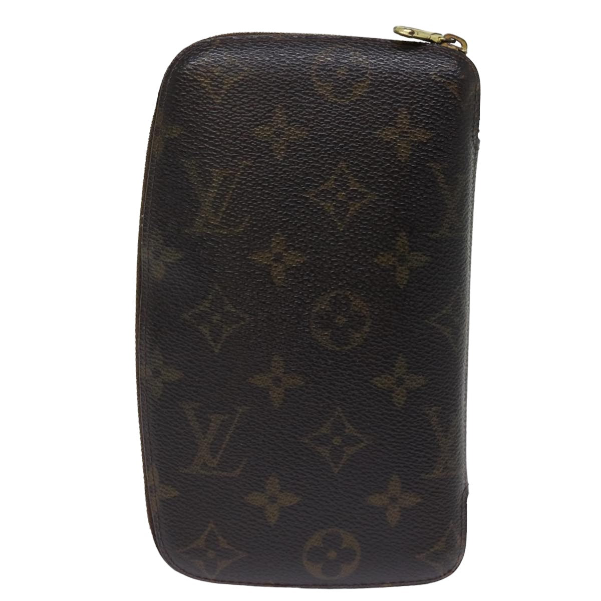 LOUIS VUITTON Monogram Agenda Jet Travel Case M62850 LV Auth tb1113 - 0