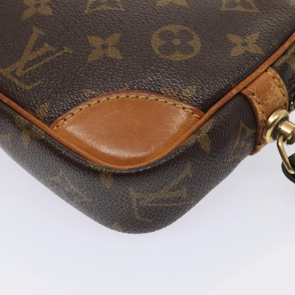 LOUIS VUITTON Monogram Marly Dragonne PM Clutch Bag M51827 LV Auth tb1138