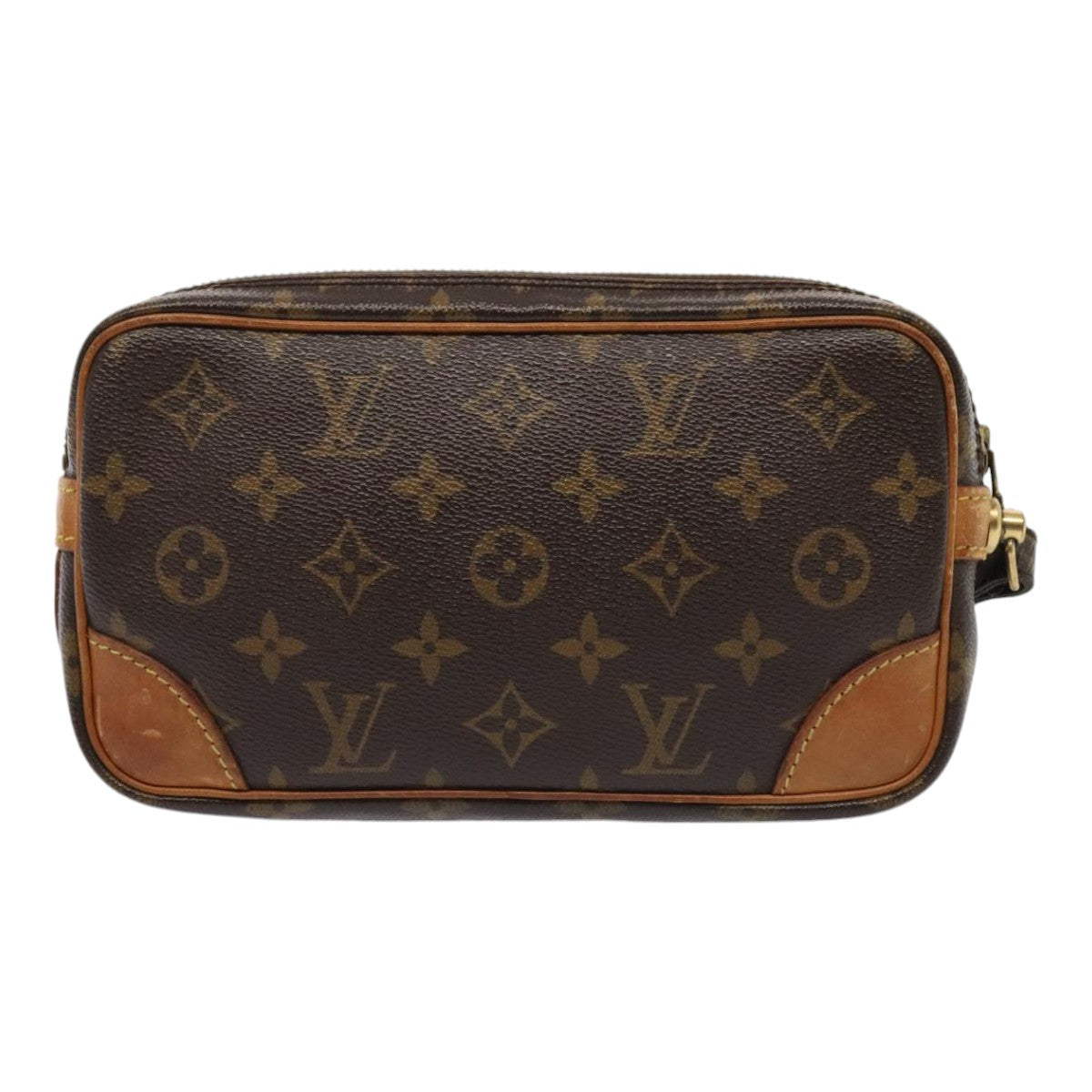 LOUIS VUITTON Monogram Marly Dragonne PM Clutch Bag M51827 LV Auth tb1138 - 0