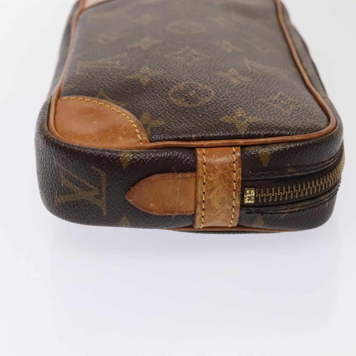 LOUIS VUITTON Monogram Marly Dragonne PM Clutch Bag M51827 LV Auth tb1138