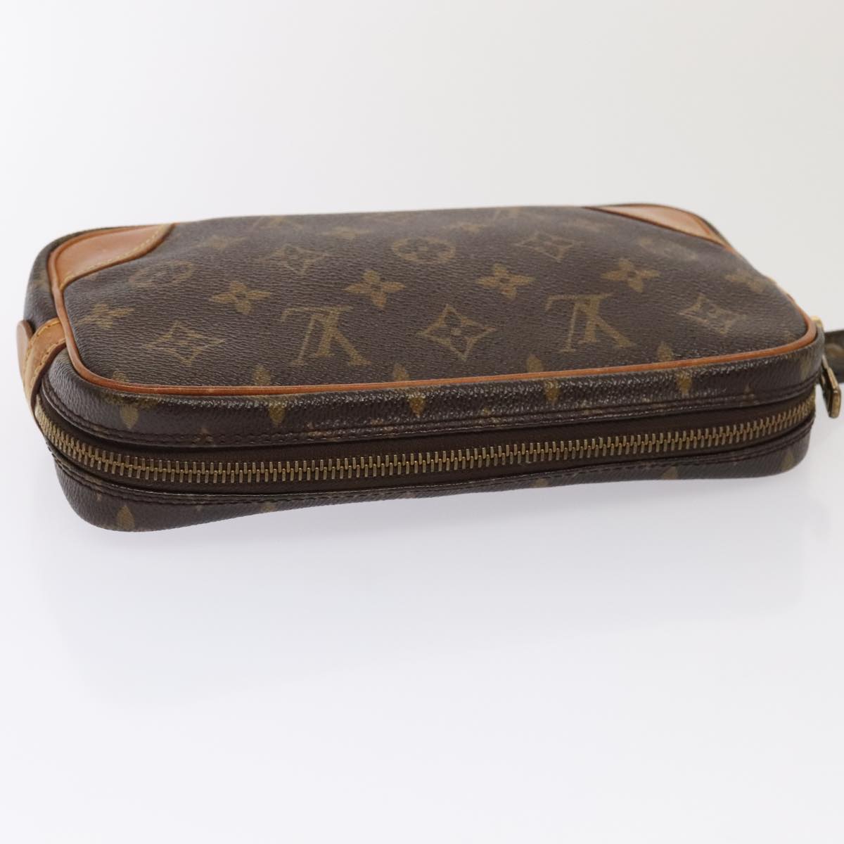 LOUIS VUITTON Monogram Marly Dragonne PM Clutch Bag M51827 LV Auth tb1138