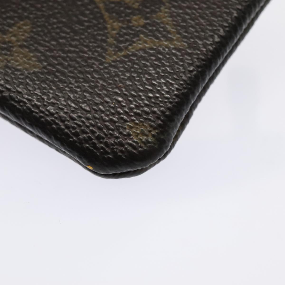 LOUIS VUITTON Monogram Pochette Cles Coin Purse M62650 LV Auth tb1141