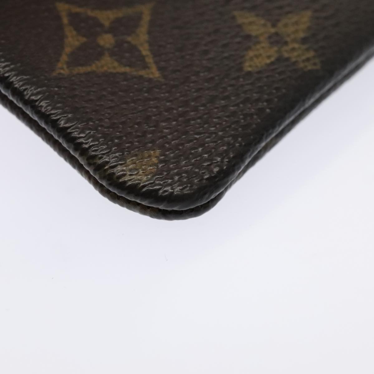 LOUIS VUITTON Monogram Pochette Cles Coin Purse M62650 LV Auth tb1141