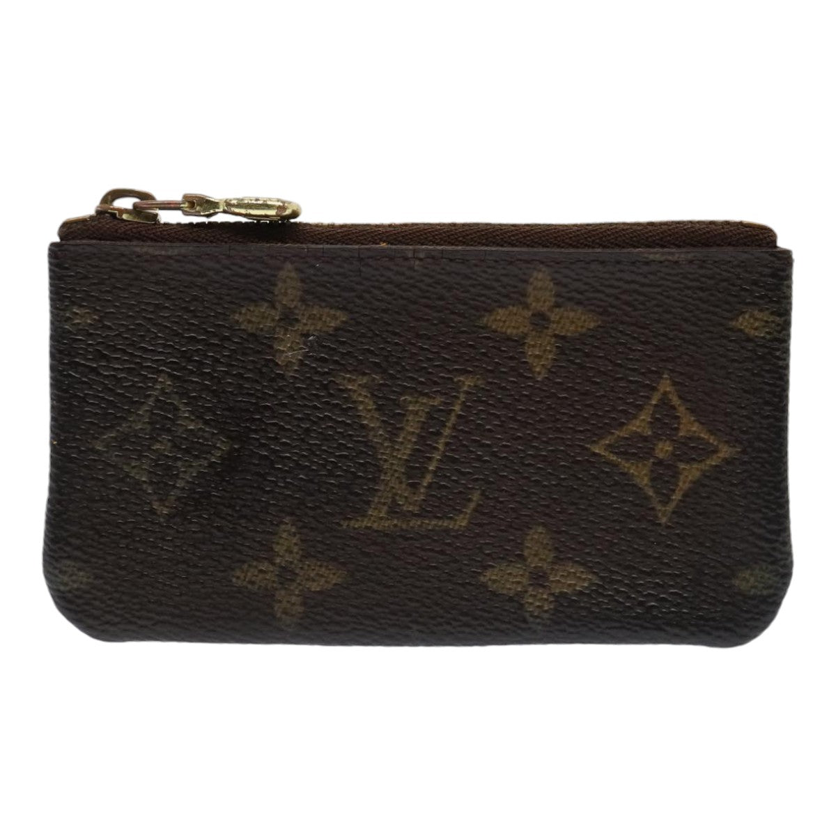 LOUIS VUITTON Monogram Pochette Cles Coin Purse M62650 LV Auth tb1141