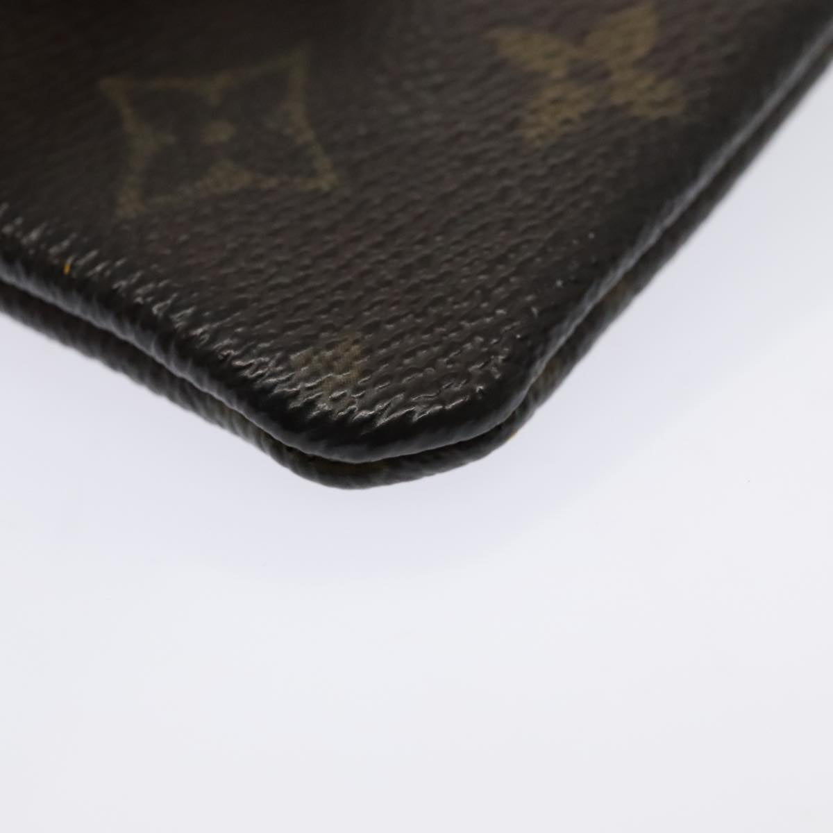 LOUIS VUITTON Monogram Pochette Cles Coin Purse M62650 LV Auth tb1141