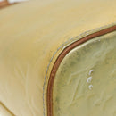 LOUIS VUITTON Monogram Vernis Houston Hand Bag Gris M91053 LV Auth tb1146-16