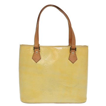 LOUIS VUITTON Monogram Vernis Houston Hand Bag Gris M91053 LV Auth tb1146 - 0