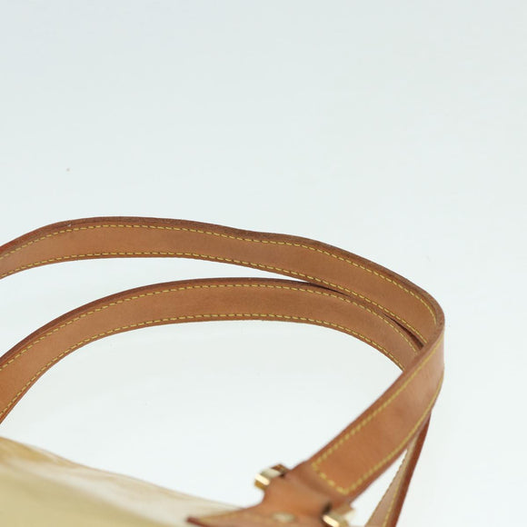 LOUIS VUITTON Monogram Vernis Houston Hand Bag Gris M91053 LV Auth tb1146