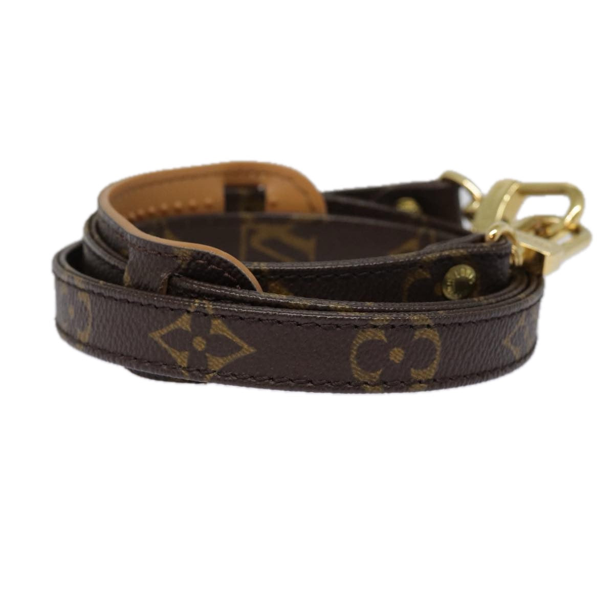 LOUIS VUITTON Monogram Shoulder Strap 35"" LV Auth tb1160