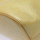 LOUIS VUITTON Monogram Vernis Houston Hand Bag Gris M91053 LV Auth tb1165-15