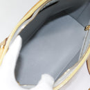 LOUIS VUITTON Monogram Vernis Houston Hand Bag Gris M91053 LV Auth tb1165-10