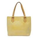 LOUIS VUITTON Monogram Vernis Houston Hand Bag Gris M91053 LV Auth tb1165-13