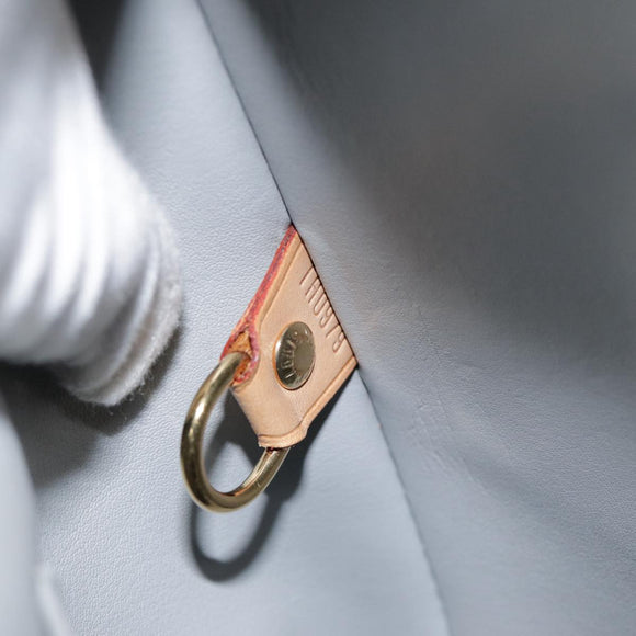 LOUIS VUITTON Monogram Vernis Houston Hand Bag Gris M91053 LV Auth tb1165