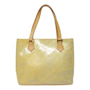 LOUIS VUITTON Monogram Vernis Houston Hand Bag Gris M91053 LV Auth tb1165-2