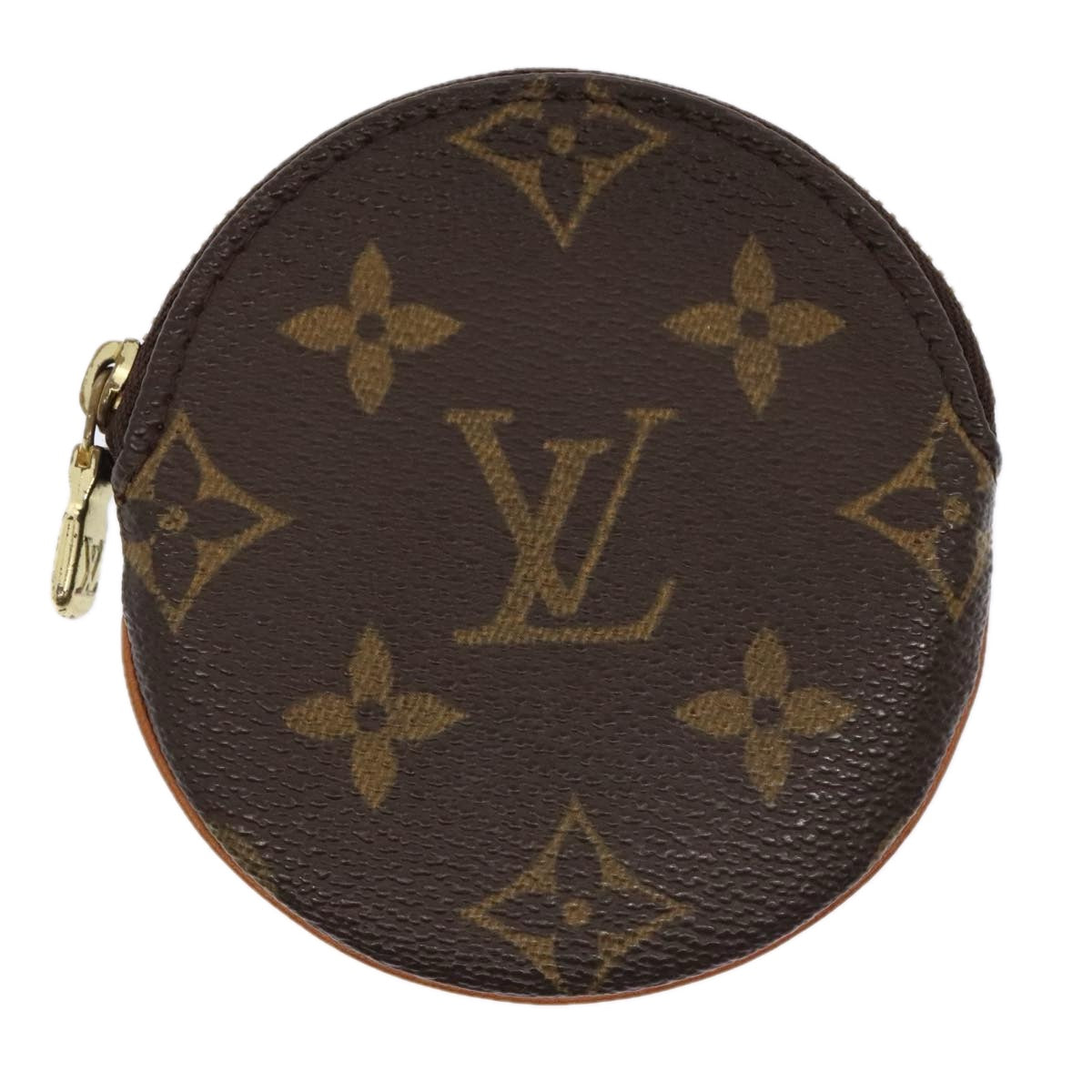 LOUIS VUITTON Monogram Porte Monnaie Rond Coin Purse M61926 LV Auth tb1168