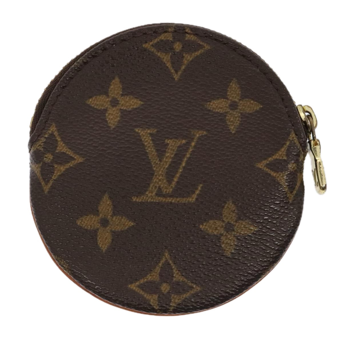 LOUIS VUITTON Monogram Porte Monnaie Rond Coin Purse M61926 LV Auth tb1168 - 0