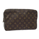 LOUIS VUITTON Monogram Trousse Toilette 28 Clutch Bag M47522 LV Auth tb1194-1