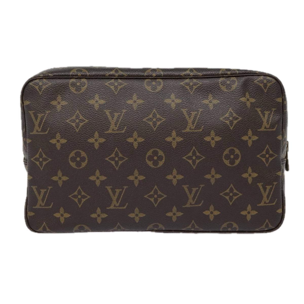 LOUIS VUITTON Monogram Trousse Toilette 28 Clutch Bag M47522 LV Auth tb1194