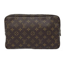 LOUIS VUITTON Monogram Trousse Toilette 28 Clutch Bag M47522 LV Auth tb1194-13