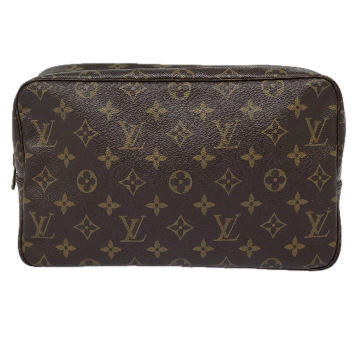 LOUIS VUITTON Monogram Trousse Toilette 28 Clutch Bag M47522 LV Auth tb1194 - 0