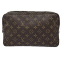 LOUIS VUITTON Monogram Trousse Toilette 28 Clutch Bag M47522 LV Auth tb1194-2