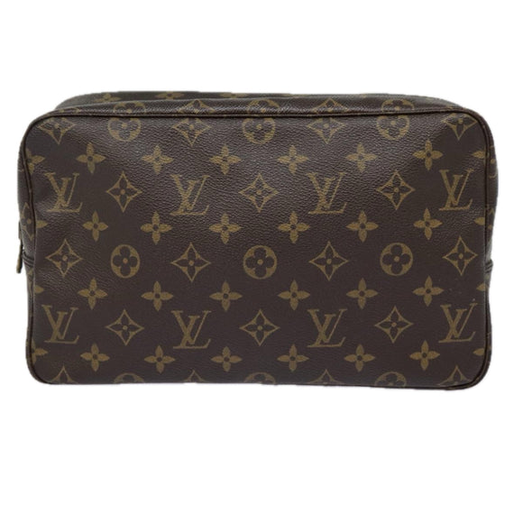 LOUIS VUITTON Monogram Trousse Toilette 28 Clutch Bag M47522 LV Auth tb1194