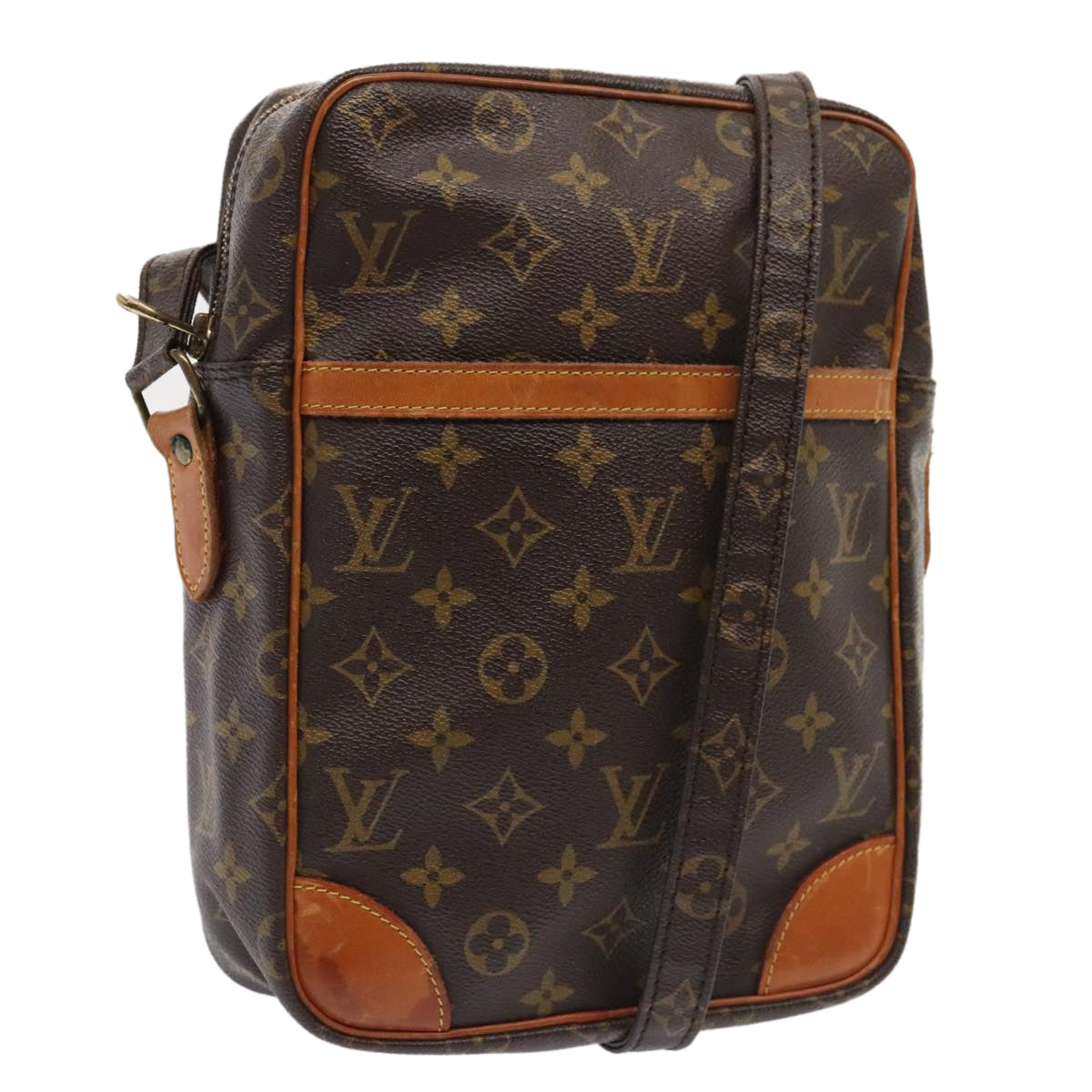 LOUIS VUITTON Monogram Danube MM Shoulder Bag M45264 LV Auth tb1203