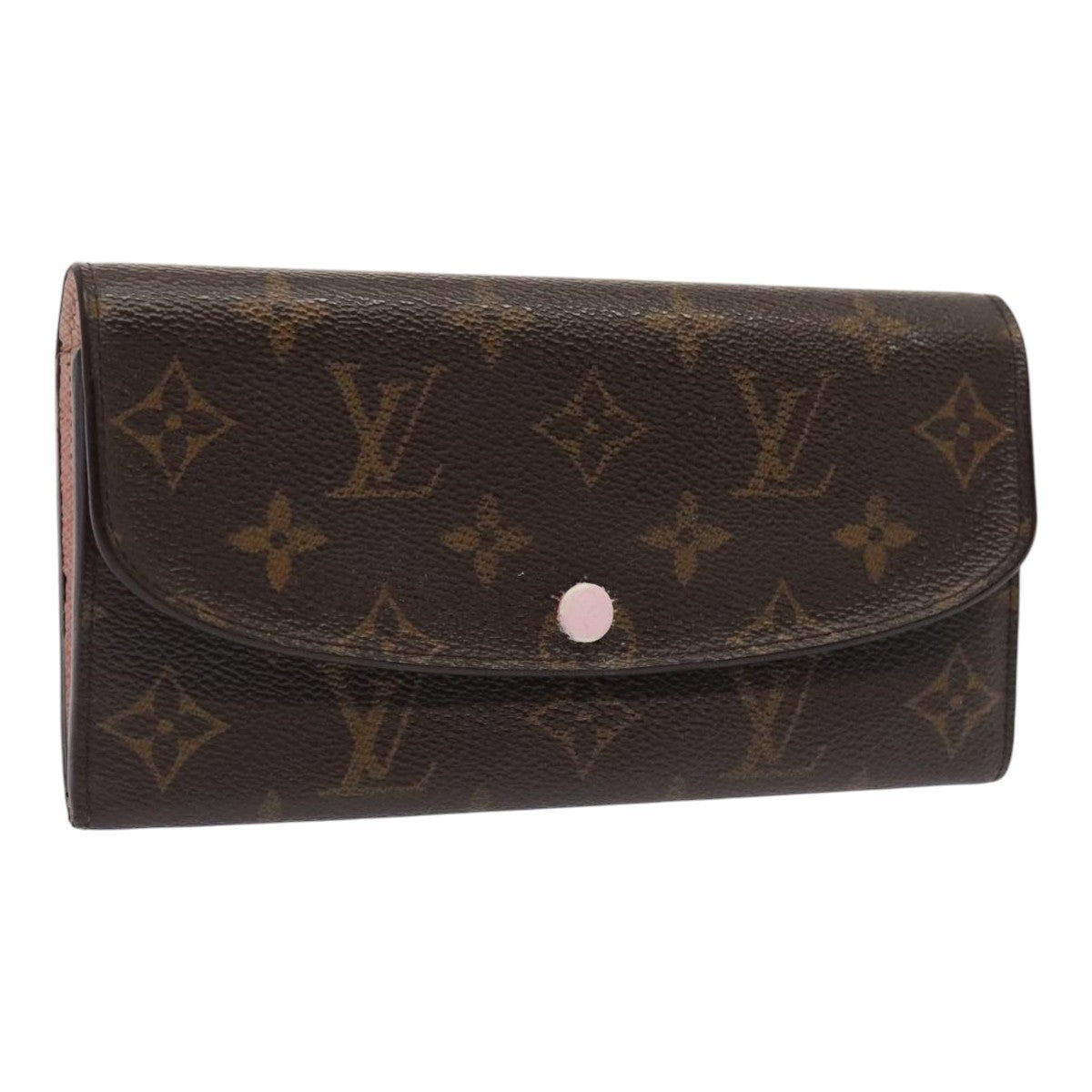 LOUIS VUITTON Monogram Porte Feuille Emily Rose Valerine M61289 LV Auth tb1220