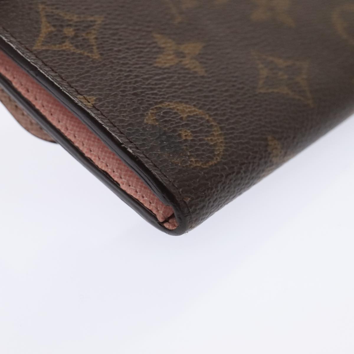 LOUIS VUITTON Monogram Porte Feuille Emily Rose Valerine M61289 LV Auth tb1220