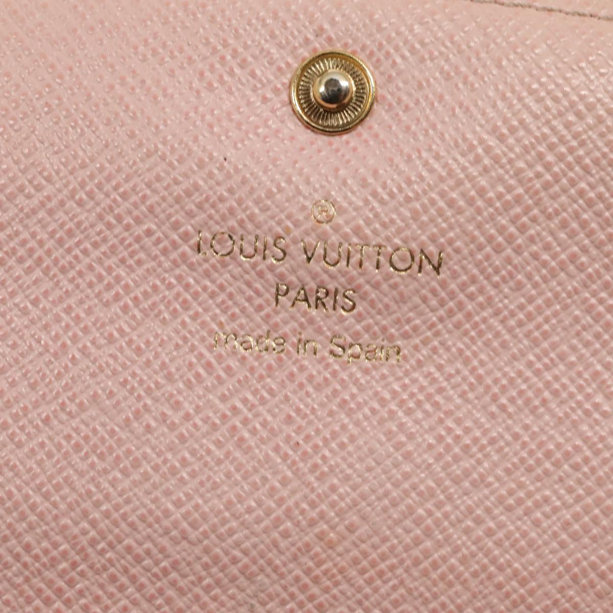 LOUIS VUITTON Monogram Porte Feuille Emily Rose Valerine M61289 LV Auth tb1220